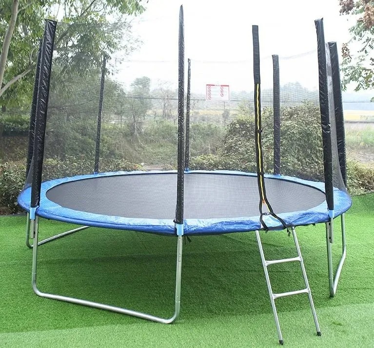 12ft-trampoline 12 Feet Commercial Grade Heavy Duty Outdoor Kids Play Trampoline With Net - Image 1
