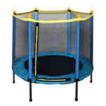 4.5FT Trampoline for Kids with Safety Enclosure blue