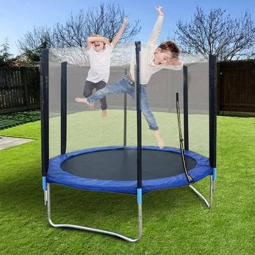 s12n5ohgjlb_1761774172186 6FT Kids Outdoor Trampoline with Safety Net – Heavy Duty, Stable & Fun Exercise Trampoline - Image 1